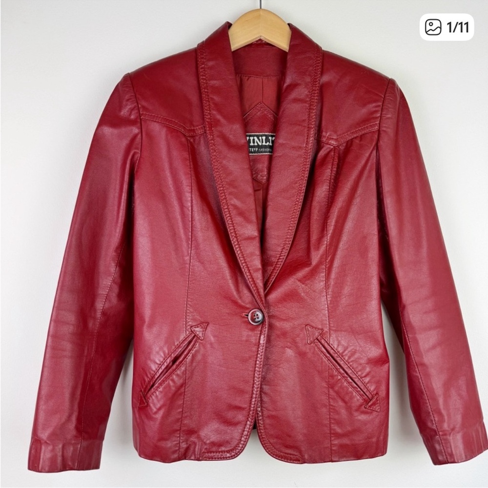 Vintage 70’s Leather Jacket for Women
